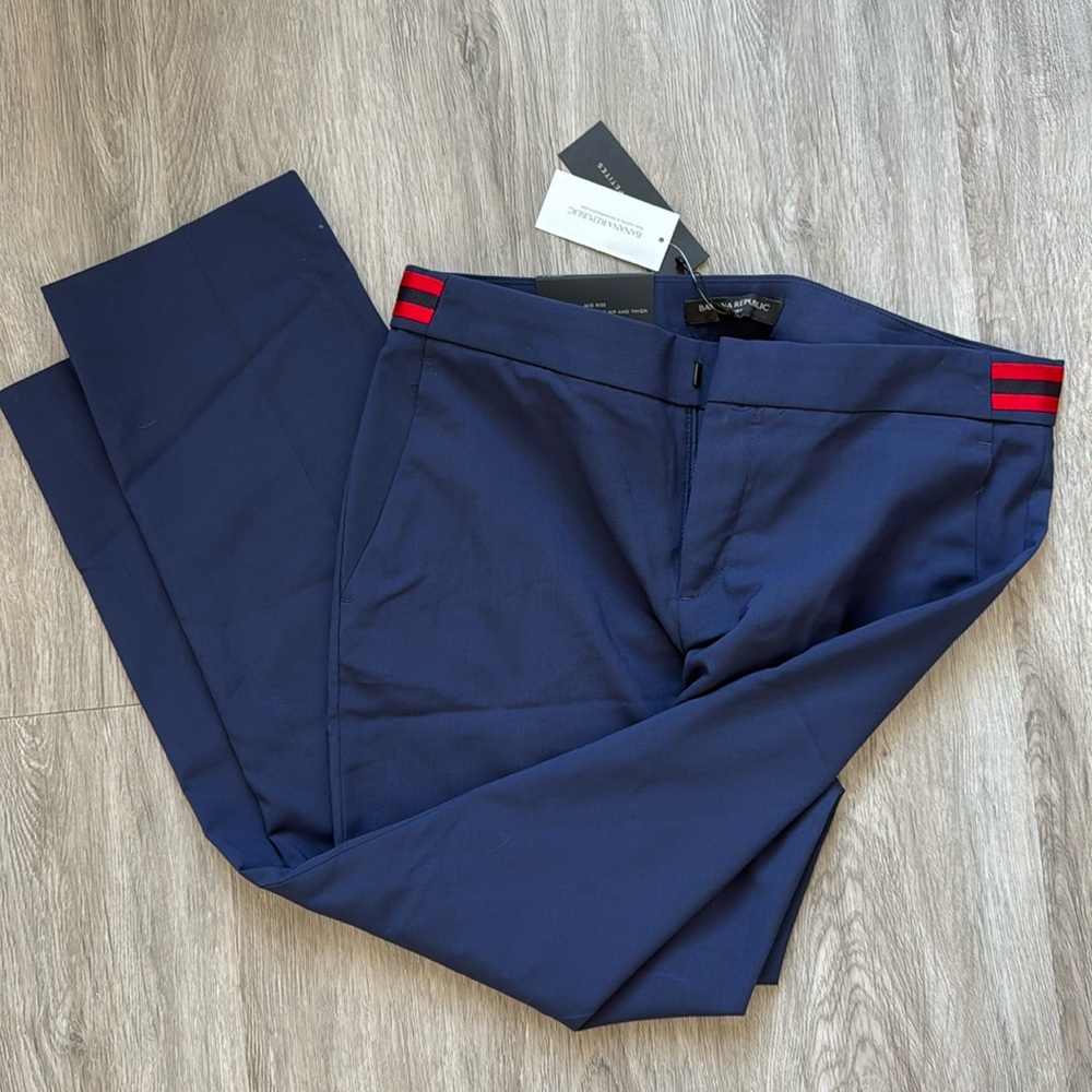 Banana republic mid rise, straight ankle length